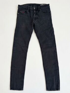 Diesel Thommer Slim Stretch Jeans Black 29 Excellent Condition 0688H